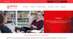 Desktop Screenshot of ispeduc.com