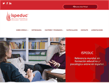Tablet Screenshot of ispeduc.com